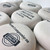 Personalized Natural Cream Rocks in Black, 2"-2.25"