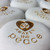 Personalized Natural Cream Rocks in Gold, 2"-2.25"