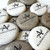 Neutral Engraved Rocks in Black, 2"-2.25"