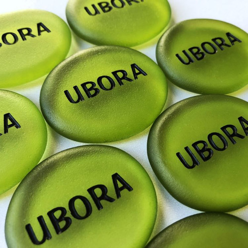 Sea Glass Stones in Beautiful Deep Blue