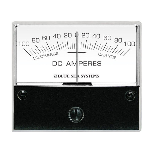 Blue Sea 8253 DC Zero Center Analog Ammeter - 2-3\/4" Face, 100-0-100 Amperes DC [8253]