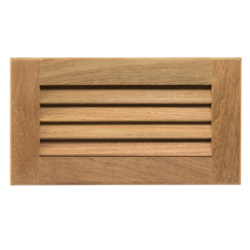 Whitecap Teak Louvered Insert - 6-3\/8" x 11-3\/16" x 3\/4" [60714]