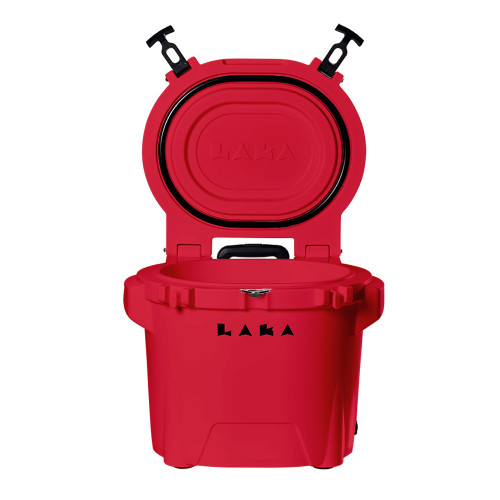 LAKA Coolers 30 Qt Cooler w\/Telescoping Handle  Wheels - Red [1089]