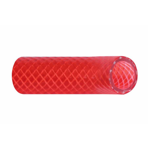 Trident Marine 1\/2" Reinforced PVC (FDA) Hot Water Feed Line Hose - Drinking Water Safe - Translucent Red - Sold by the Foot [166-0126-FT]