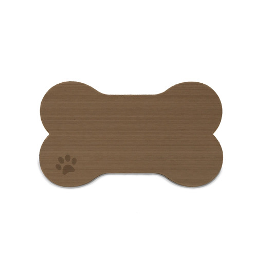 SeaDek Dog Bowl Mat - Cappuccino\/Black - Medium - 12.5" x 24" [62714-91090]