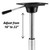 Wise King Pin Power Rise Pedestal - Adjusts 16" to 22-3\/8" [8WD2003]