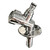 Flushmaster Quarter Turn Quick Connect Water Spigot - 45-Degree [SM-QCWS45]