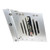 Bob's Machine 14" Setback Action Series Hydraulic Jack Plate - Silver [100-114001-NOPC-NOSPN-NG]