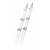 Rupp 18' White Carbon Fiber Telescoping Outrigger Poles 1.5" Diameter (Pair) [A0-1800-CFTW]