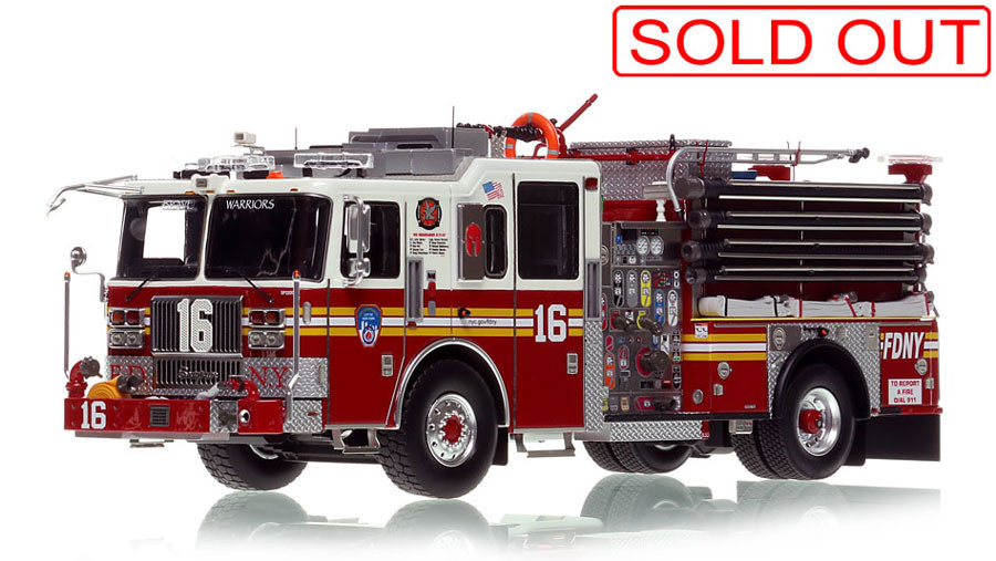 Fire Replicas FDNY 2022 Seagrave Attacker HD Engine 16 - Manhattan
