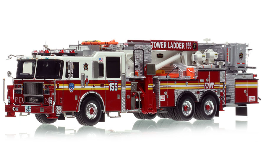 Fire Replicas FDNY 2016 Seagrave Attacker 75' Tower Ladder 155