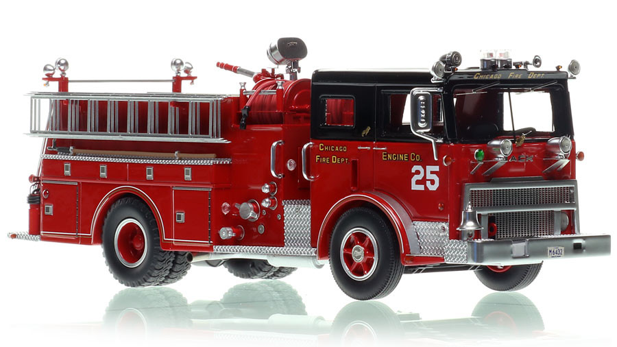 Fire Replicas Chicago Fire Department 1974 Mack MB Engine Co. 25