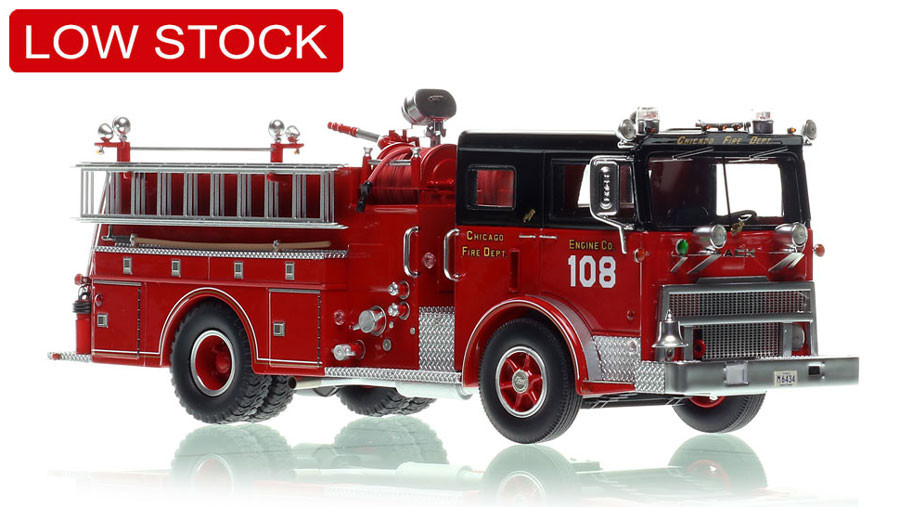 Fire Replicas Chicago Fire Department 1974 Mack MB Engine Co. 108