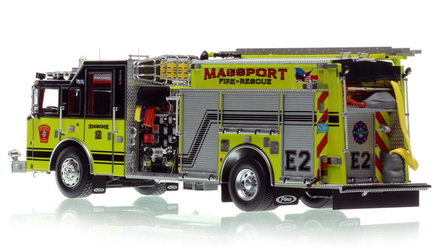 Fire Replicas Massport Fire-Rescue 2005 Pierce Dash Engine 2 Scale