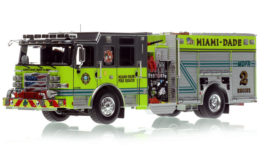 Fire Replicas Miami-Dade Fire Rescue 2023 Pierce Enforcer Engine 2