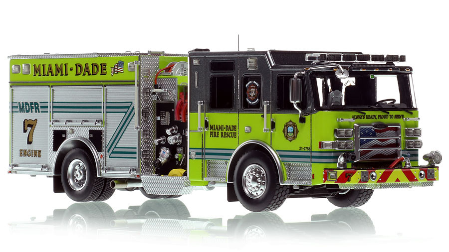 Fire Replicas Miami-Dade Fire Rescue 2023 Pierce Enforcer Engine 7