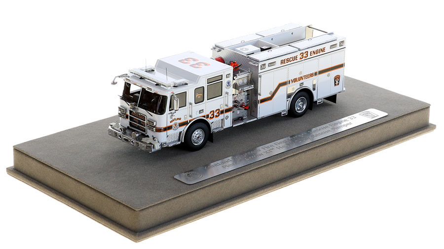Fire Replicas Kentland Volunteer Fire Department Rescue Engine 33