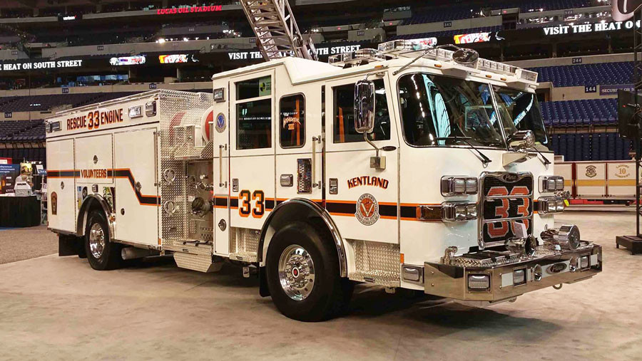 Fire Replicas Kentland Volunteer Fire Department Rescue Engine 33
