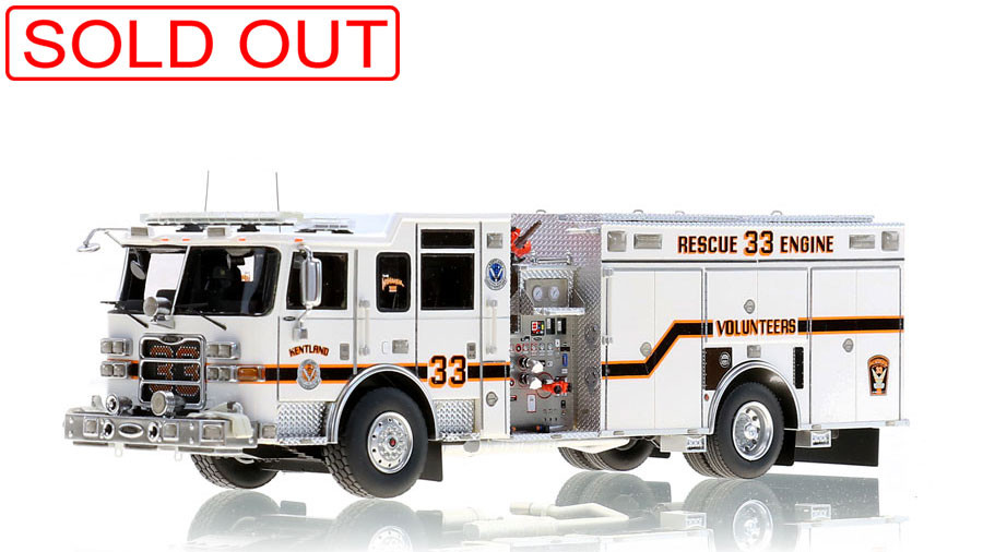 Fire Replicas Kentland Volunteer Fire Department Rescue Engine 33