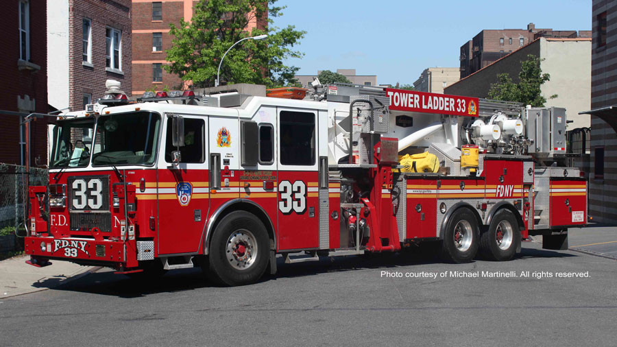 Fire Replicas FDNY Tower Ladder 33 Scale Model