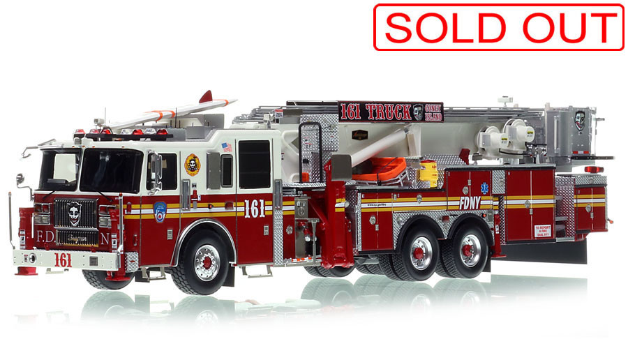 FDNY 2013 Seagrave Attacker 95' Tower Ladder 161 - Brooklyn Scale