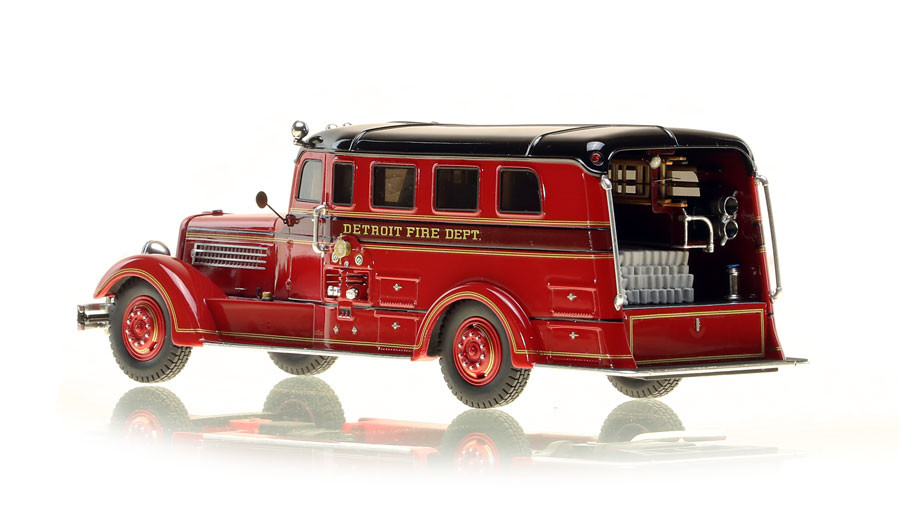 Fire Replicas Detroit Fire Department 1937 Seagrave Safety Sedan
