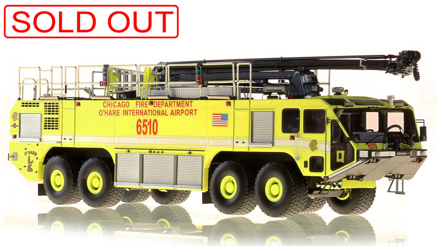 Fire Replicas Chicago O'Hare Oshkosh 8x8 Striker 4500 - ARFF 6510
