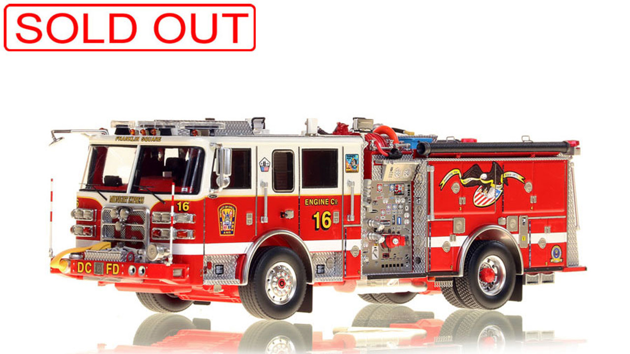 Fire Replicas D.C. Fire & EMS Pierce Arrow XT Engine 16