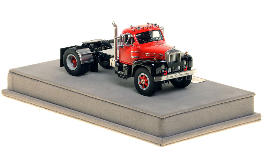 Fire Replicas Mack® B-61 Single Axle Tractor - Red over Black
