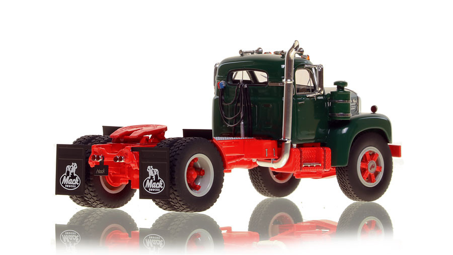 Fire Replicas Mack® B-61 Single Axle Tractor - Green over Red