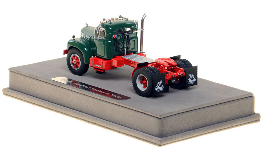 Fire Replicas Mack® B-61 Single Axle Tractor - Green over Red