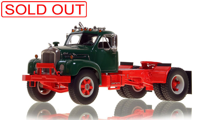 Fire Replicas Mack® B-61 Single Axle Tractor - Green over Red
