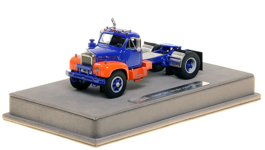 Fire Replicas Mack® B-61 Single Axle Tractor - Blue and Orange