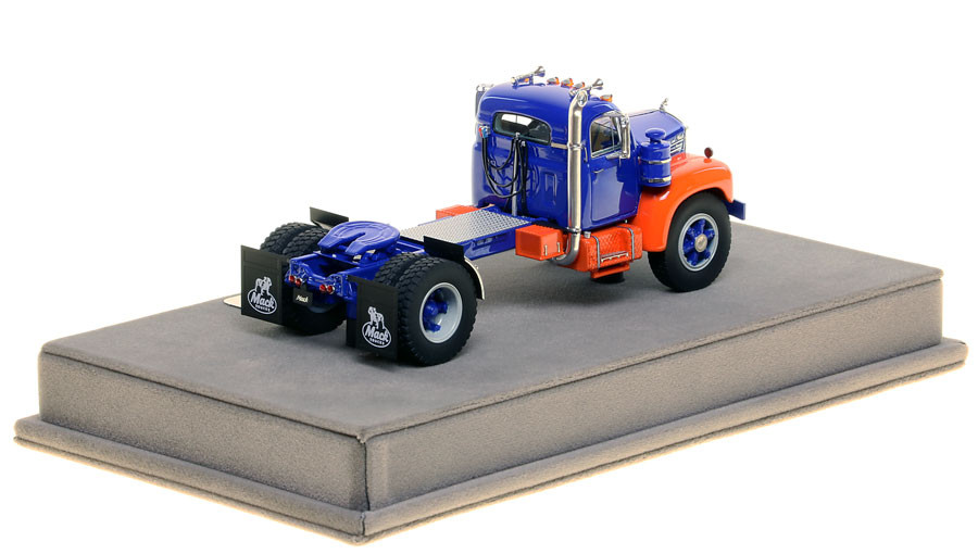 Fire Replicas Mack® B-61 Single Axle Tractor - Blue and Orange
