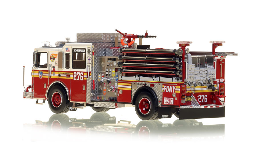 Fire Replicas FDNY Seagrave Engine 276 - Brooklyn Scale Model