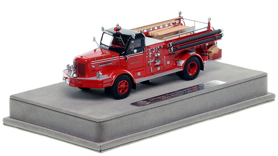 Ward Lafrance 1/50 Scale Die-Cast Model Fire Truck, LA County Engine 51, Adult Collectible Metal Toy