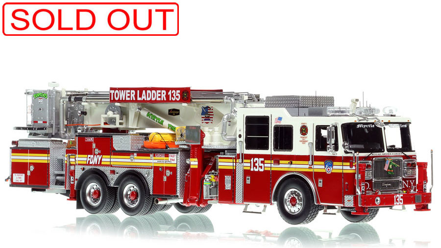 Fire Replicas FDNY 2010 Seagrave Marauder II 75' Tower Ladder 135