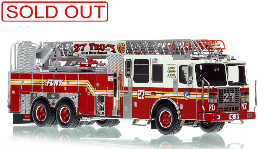 Fire Replicas FDNY Ladder 27 - Bronx Scale Model