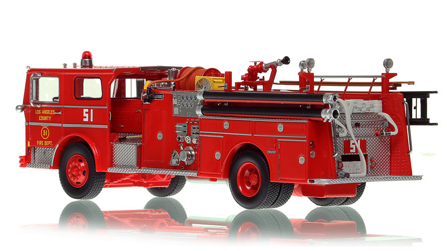 Fire Replicas Los Angeles County Fire Department 1973 Ward