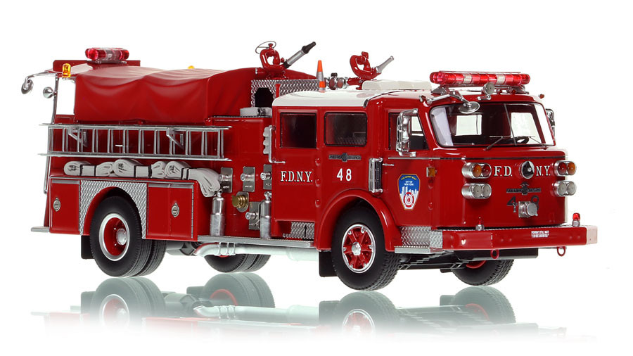 ミニカー DIE CAST FIRE ENGINES S 8113-8116 Atlas 1:72 TLF 16 Henschel HS 100 AK Fire Engine Diecast Metal