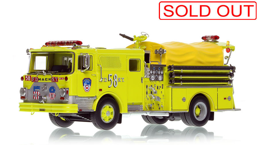 Fire Replicas FDNY 1981 Mack® CF Pumper - Engine 58 - Manhattan