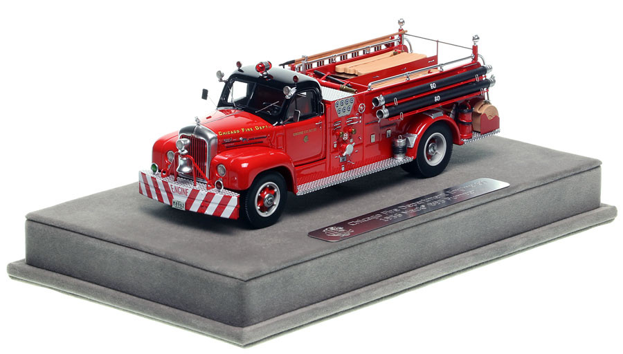 Camion De Pompiers Mack B-61 Chicago 1960 1/34 - Modèle Monté First Gear | Collector