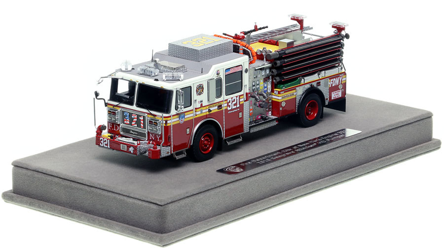 Fire Replicas FDNY Seagrave Engine 321 - Brooklyn Scale Model