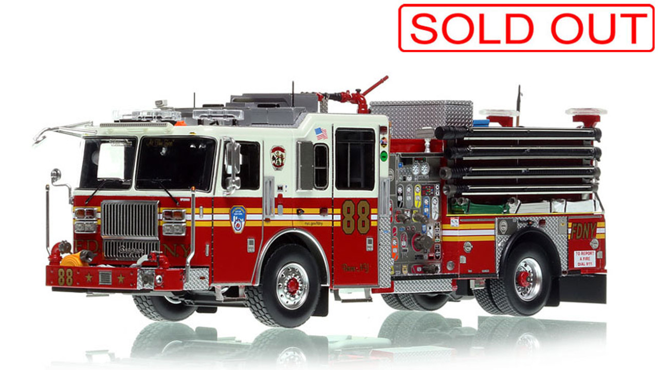 Fire Replicas FDNY 2020 Seagrave Attacker HD Engine 88 - Bronx Scale Model