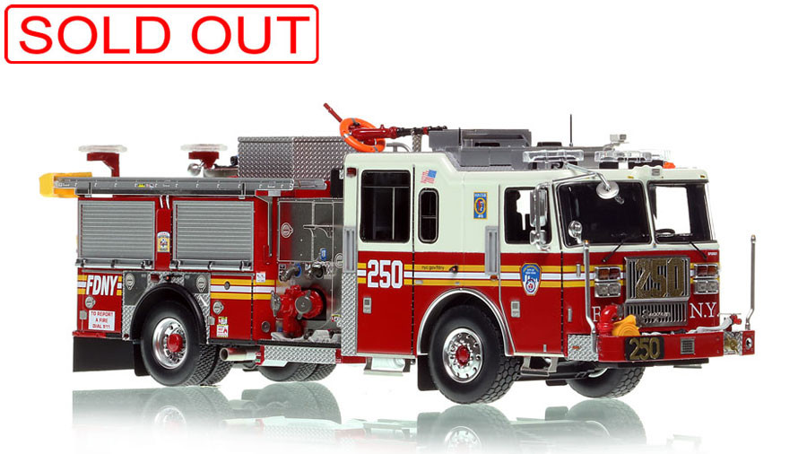 Fire Replicas FDNY 2020 Seagrave Attacker HD Engine 250 - Brooklyn