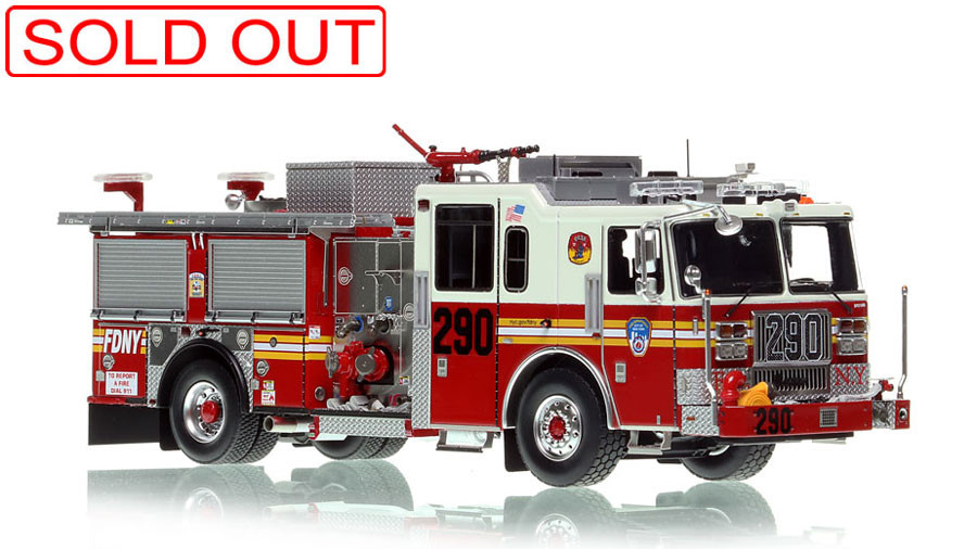 Fire Replicas FDNY 2021 Seagrave Attacker HD Engine 290 - Brooklyn