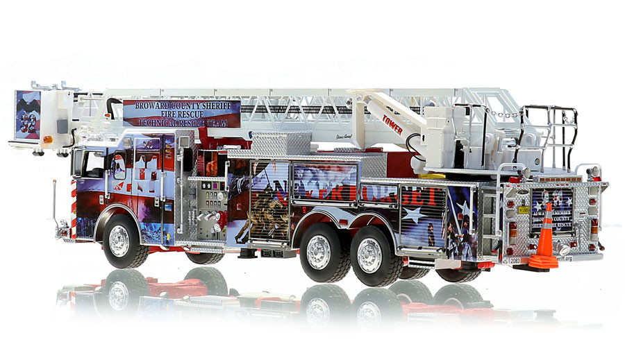 Fire Replicas Broward County Sheriff Fire Rescue Platform 32 Scale
