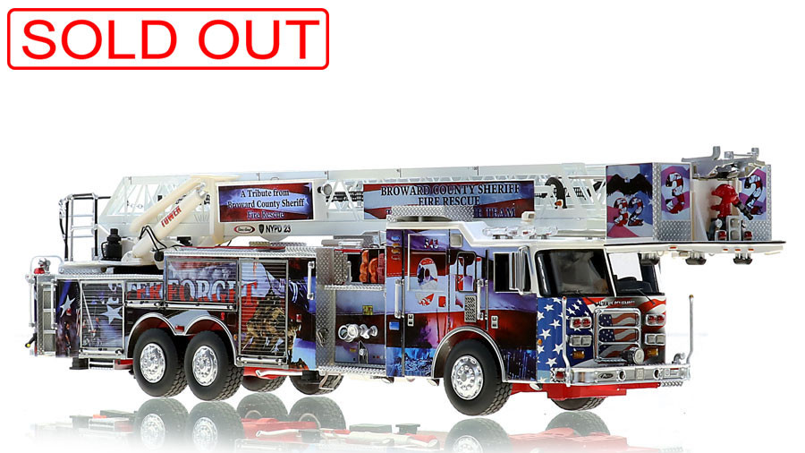 Fire Replicas Broward County Sheriff Fire Rescue Platform 32 Scale