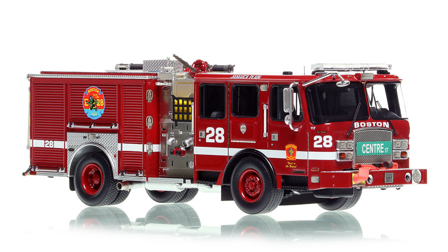 Fire Replicas Boston Fire Department 2017 E-One Typhoon Engine 28 Scale ...