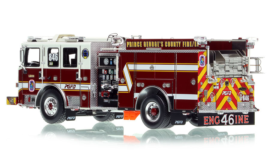 Pgfd Engine 845 Fire Replicas Prince George's County Fire Department 2022 Pierce ...